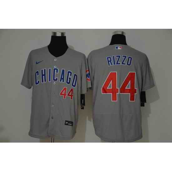 Cubs 44 Anthony Rizzo Gray 2020 Nike Flexbase Jersey